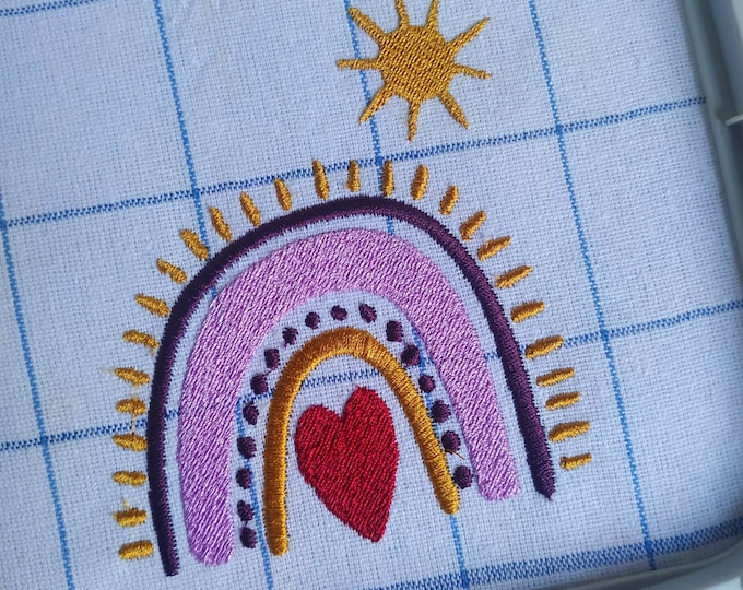 Boho machine embroidery design - Instant download file