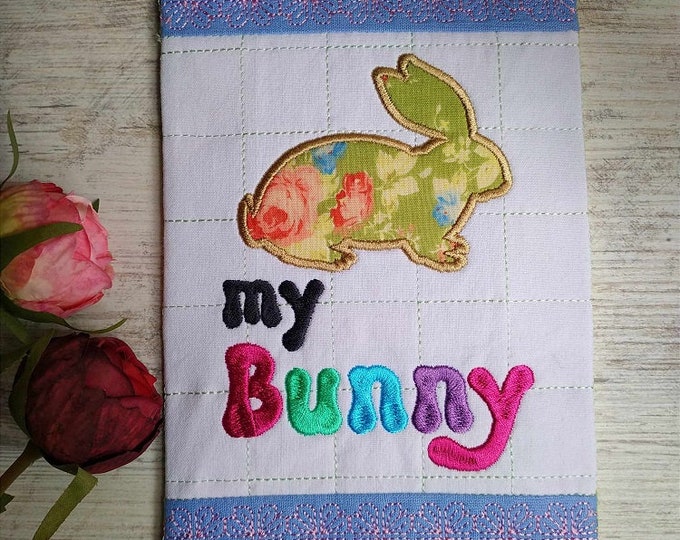 ITH my bunny mugrug Machine embroidery design - Instant download file