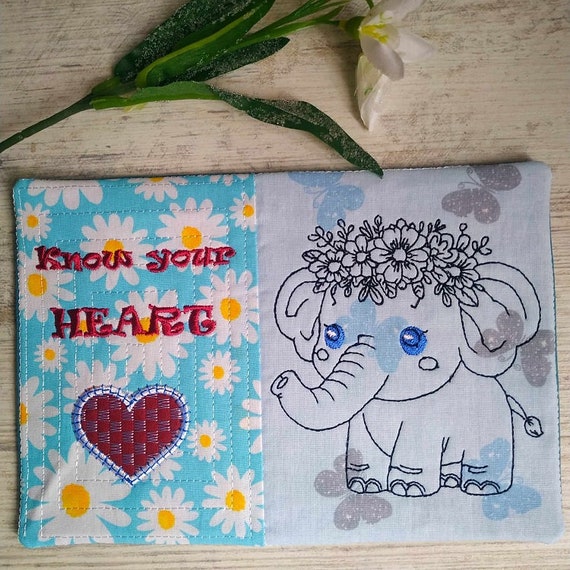 ITH Know your hear Mugrug Machine embroidery  design - Instant download file