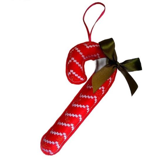 ITH Candy cane Machine embroidery design - Instant download file