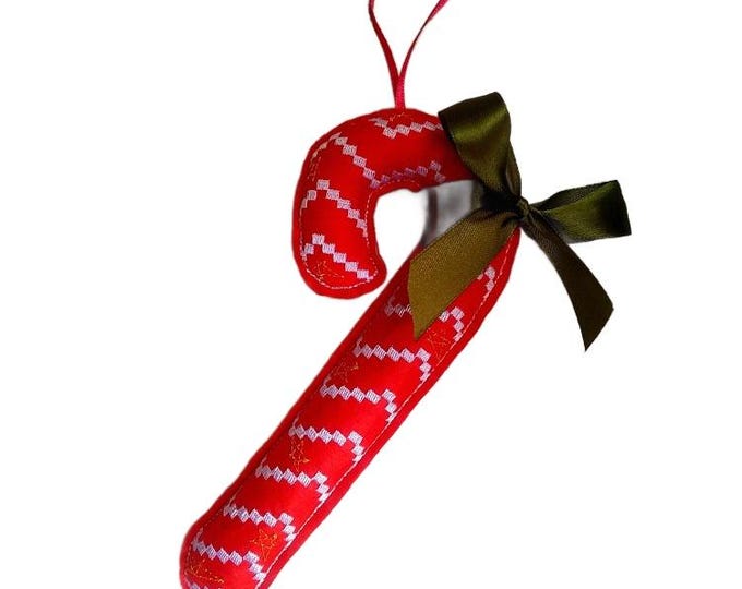 ITH Candy cane Machine embroidery design - Instant download file