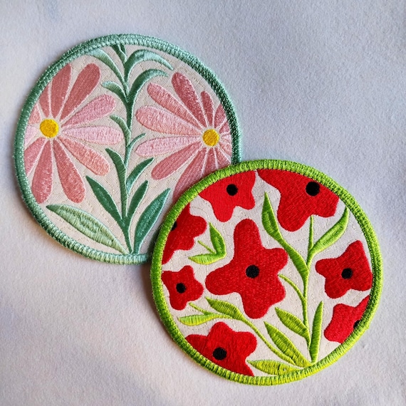 ITH Tender love coasters Machine embroidery design - Instant download file