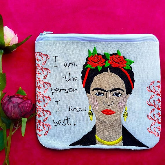 ITH Beautiful Frida purse Machine embroidery design - Instant download file
