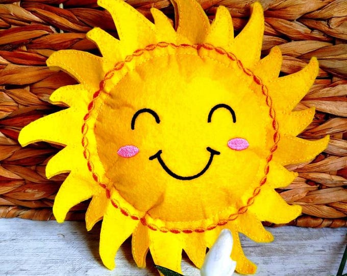 ITH Sun ornament Machine embroidery design - Instant download file