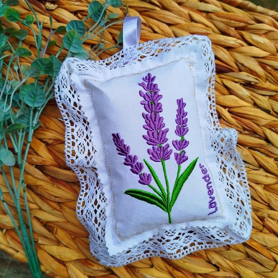 ITH Lace lavender Machine embroidery design - Instant download file