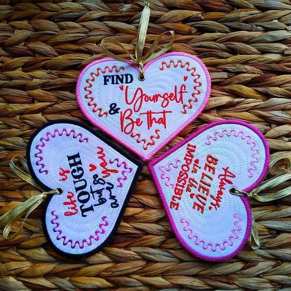 ITH Elegantissimo hearts Machine embroidery designs - Instant download files