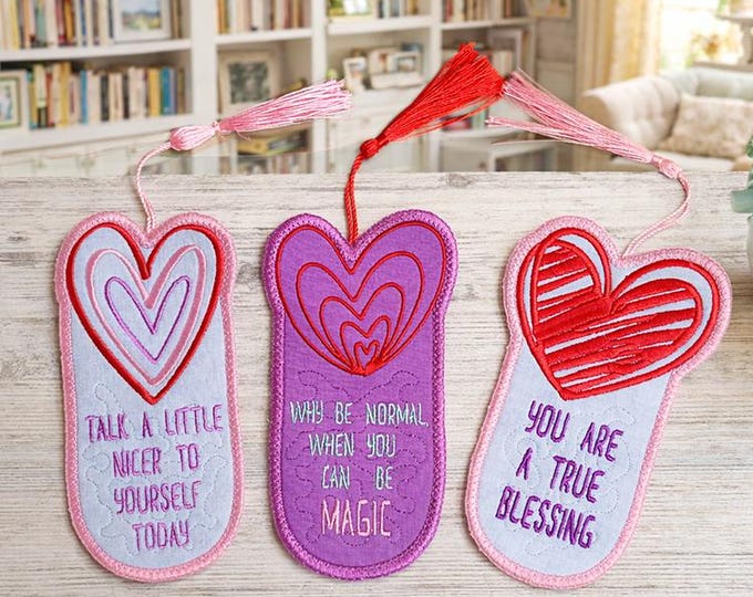ITH Nice set of bookmarks Machine embroidery design - Instant download file