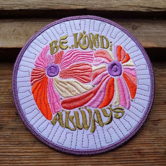 ITH Be kind always coaster Machine embroidery design - Instant download file