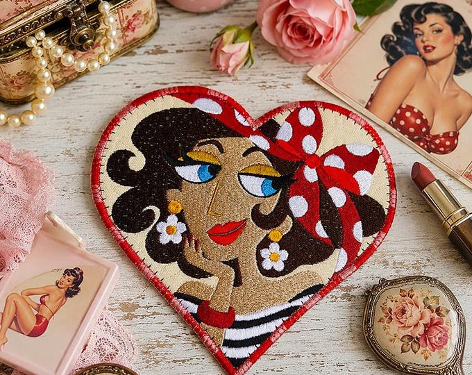 ITH Hildas Coaster Machine embroidery design - Instant download file