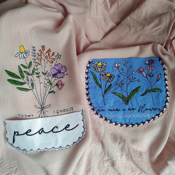 ITH Pockets for your blouses Machine embroidery designs - Instant download files