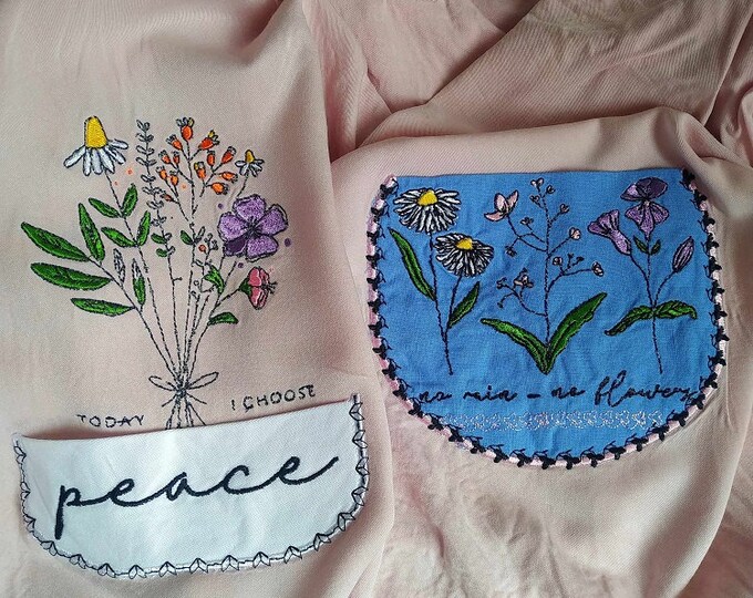 ITH Pockets for your blouses Machine embroidery designs - Instant download files