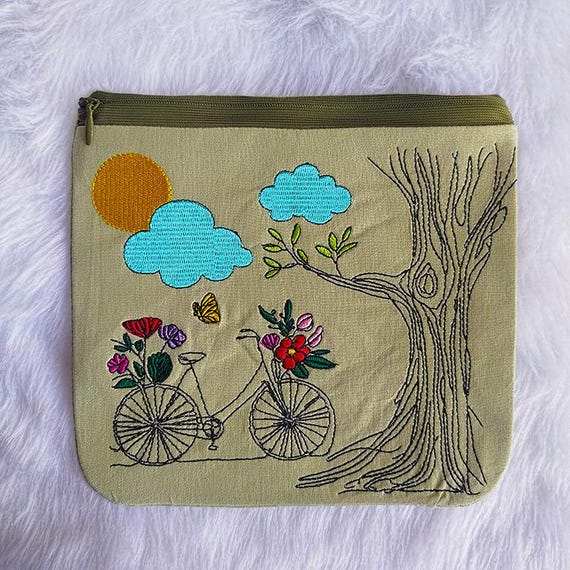 ITH Terra Verde purse Machine embroidery design - Instant download file