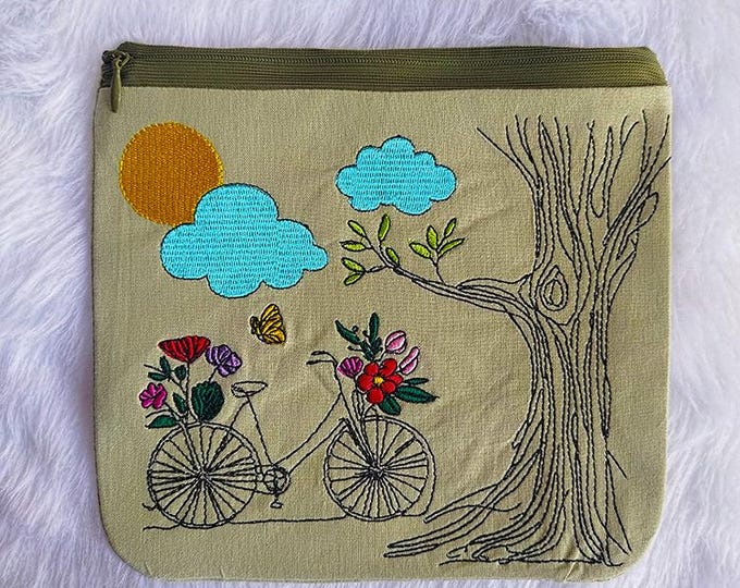 ITH Terra Verde purse Machine embroidery design - Instant download file