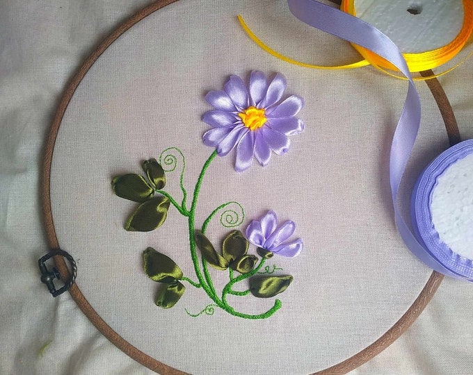 Feminine Machine pattern and Ribbon pdf tutorial mix Project - instant download file