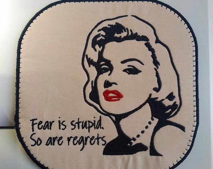 ITH Marilyn coaster - Tutorial included - Instant download file