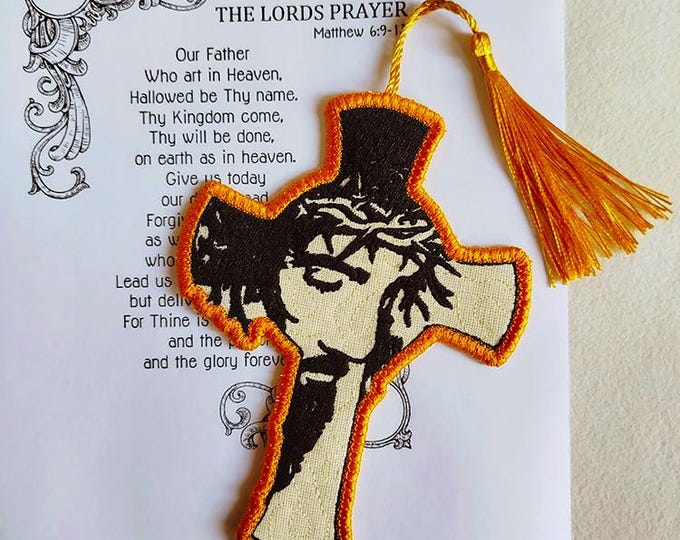 ITH Bible bookmark Machine embroidery design - Instant download file