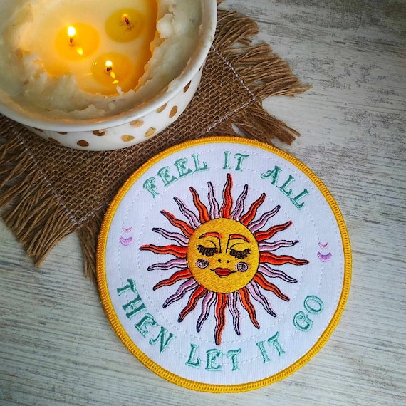 ITH Inspirational coaster Machine embroidery design - Instant download file