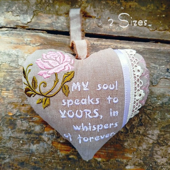 ITH Love message hearts Machine embroidery design - Instant download file