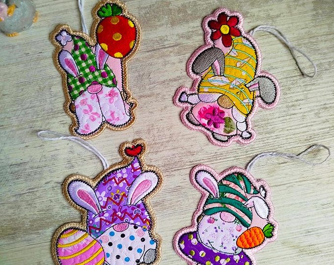 ITH Easter gnomes Machine embroidery designs - Instant download file