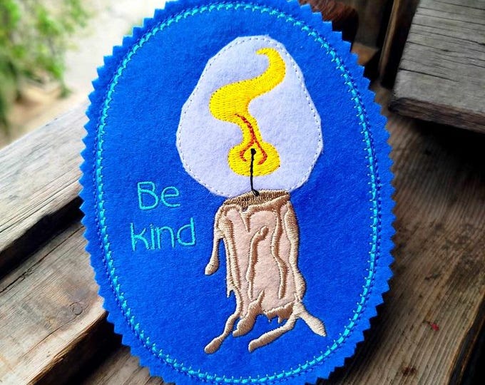 ITH Be Kind ornament Machine embroidery design - Instant download file