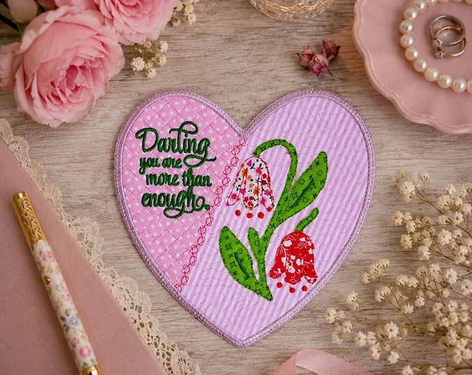 ITH Heart memory card 1 Machine embroidery design - Instant download file