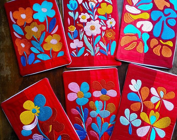 ITH boho another set of mugrugs Machine embroidery designs - Instant download files