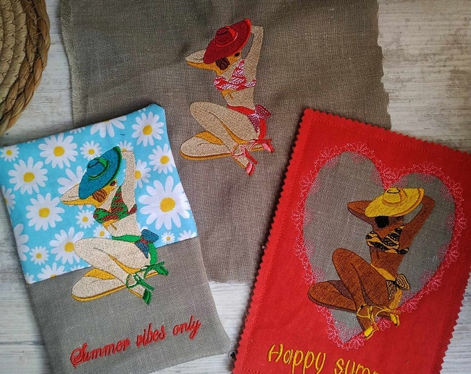 ITH Pinup Set Machine embroidery designs - Instant download files