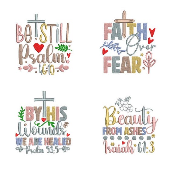 Inspirational Machine embroidery designs - Instant download files