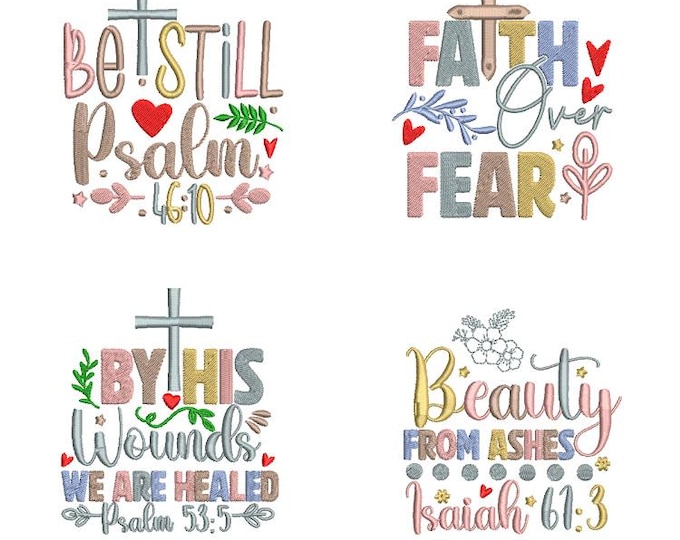 Inspirational Machine embroidery designs - Instant download files