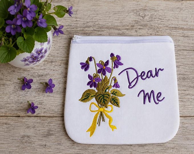 ITH Miss Viola purse Machine embroidery design - Instant download file