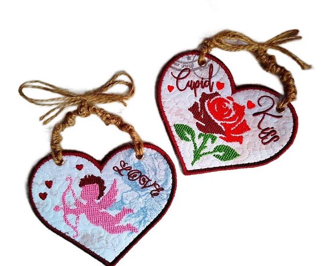 ITH Cupid Ornaments Machine embroidery files - Instant download files