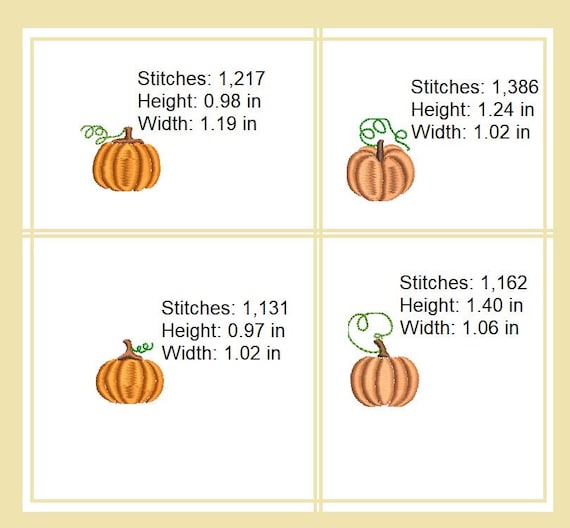 Little pumpkins Machine embroidery designs - Instant download files