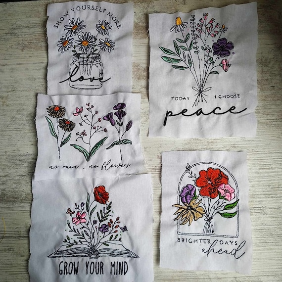 Vintage set Machine embroidery designs - Instant download files