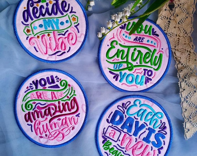 ITH To inspire coasters Machine embroidery designs - Instant download files