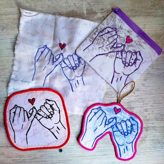 Friends set Machine embroidery designs - Instant download files