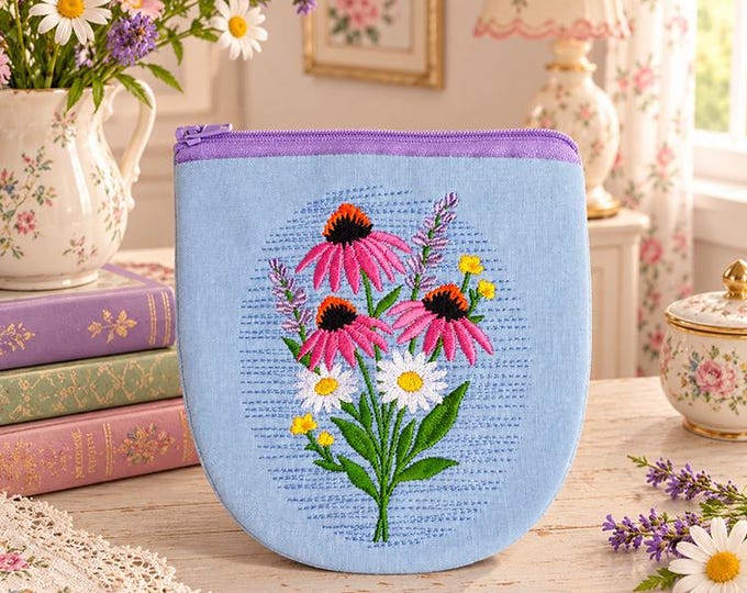 ITH Gods art purse 2 Machine embroidery design - Instant download file