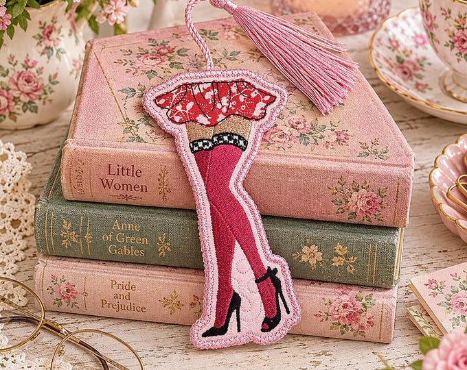 ITH made for walking Bookmark Machine embroidery design - Instant download file