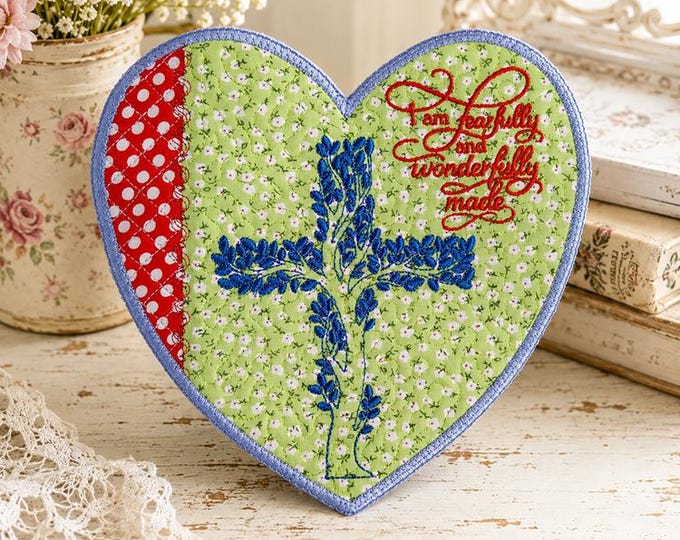 ITH heart memory card 2  Machine embroidery design - Instant download file