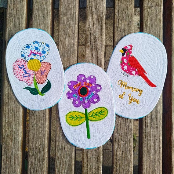 ITH Inspirational sayings mugrugs Machine embroidery design - Instant download file