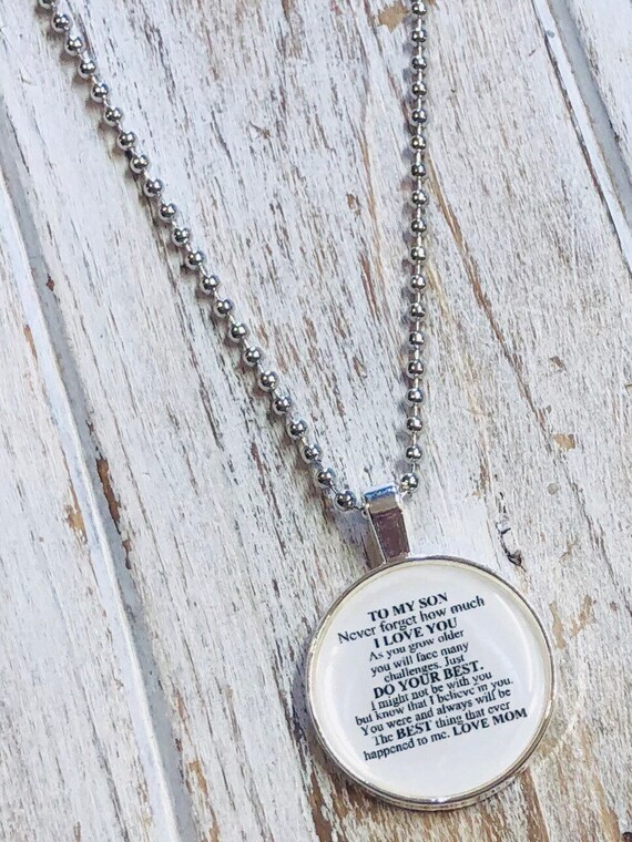 To my hotsell son pendant necklace