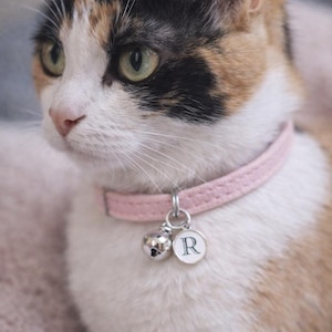 Dog bell / Cat bell / Initial pet charm / Miniature pet charms  / Soft sound bell  / Pet charms / Pet jewelry / Pet collar charms
