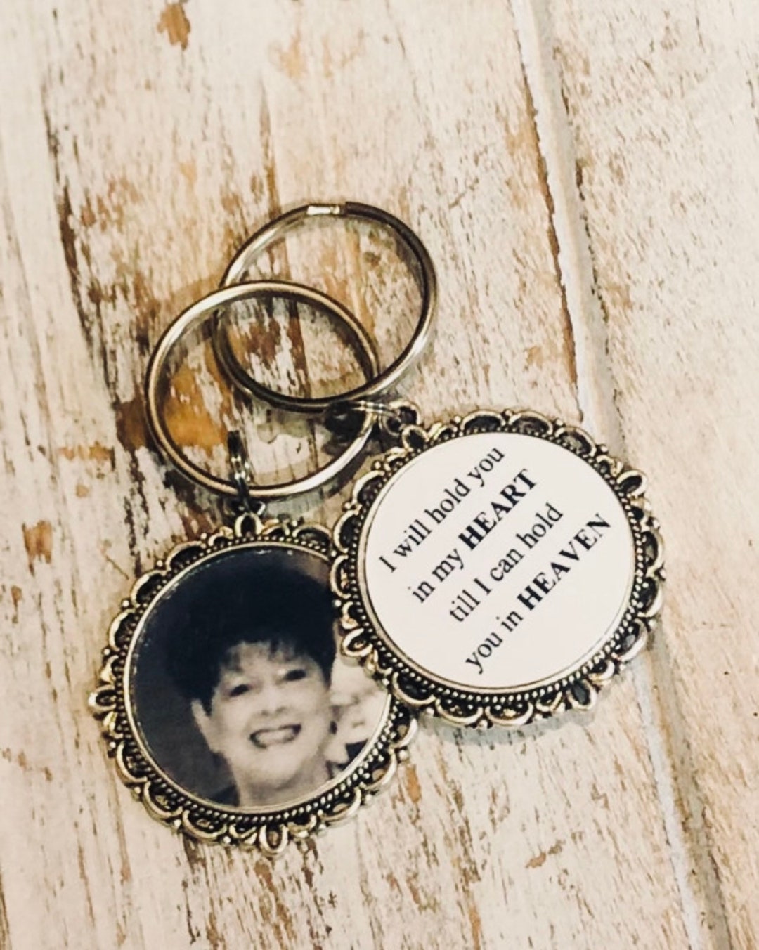 Memorial Gift Memorial Keychain in Memory Keychain Personalized Photo Picture Keychain Picture
