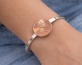 Pennies from Heaven Bracelet • Penny from Heaven jewelry • In memory jewelry • Condolence • Sympathy gift • Memorial bracelet