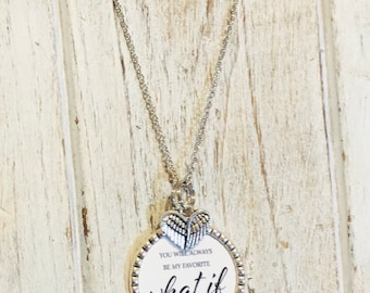 Miscarriage jewelry • Miscarriage necklace • What if necklace • Memorial necklace • Memorial gift • Infant loss • Grief Loss Gift