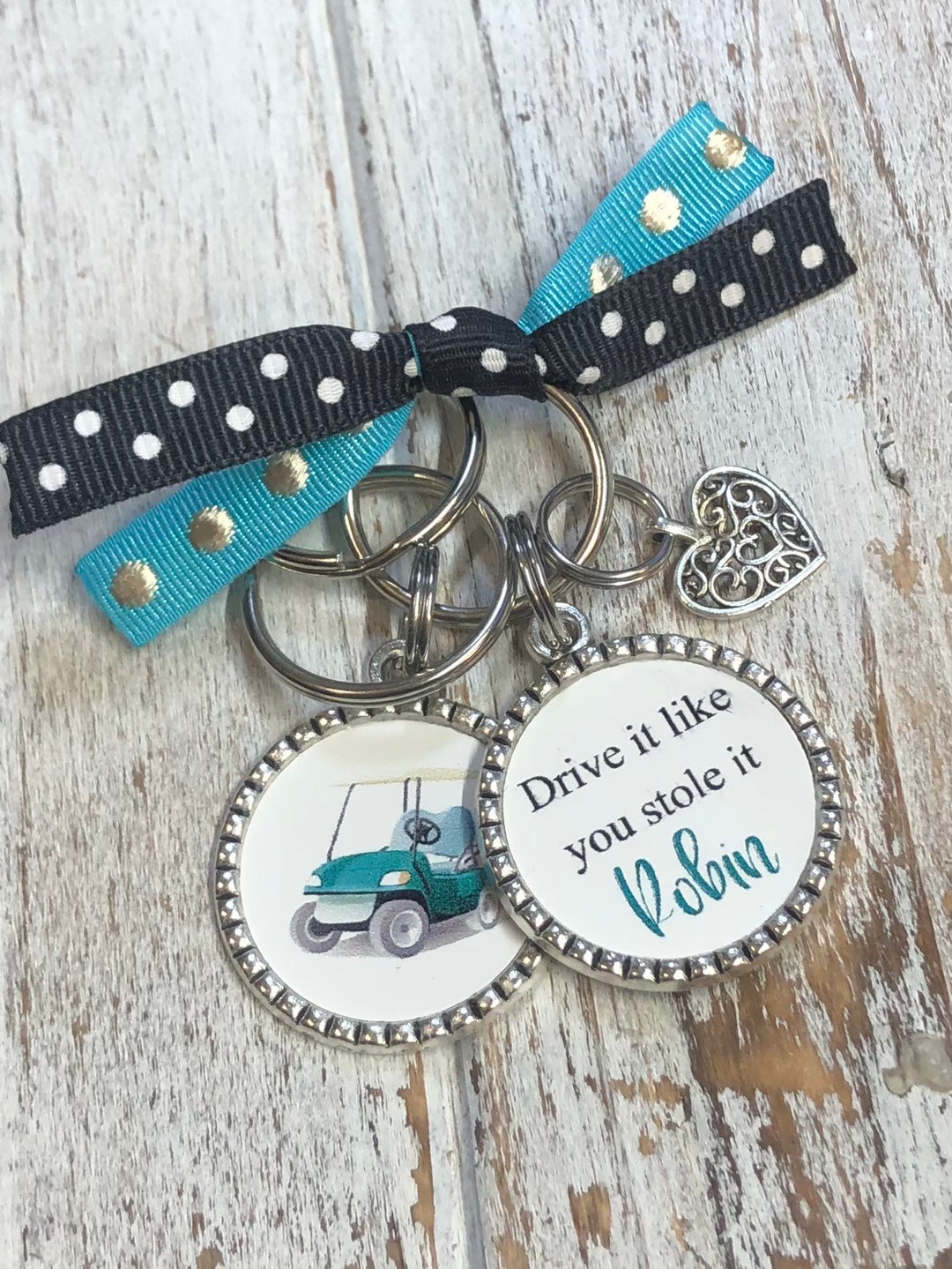 Golf Cart Keychain Golf Cart Keys Golf Cart Keychain Drive It Etsy