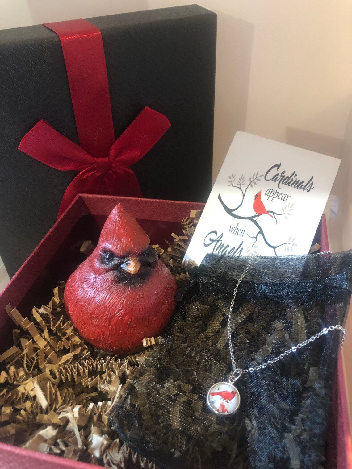 Sympathy Gift Cardinal Memorial Gift Box Memorial Jewelry Etsy