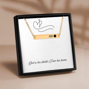 Engraved firefighter Horizontal Bar Necklace • Engraved firefighter badge number necklace • Custom firefighter jewelry • Firefighter Mrs