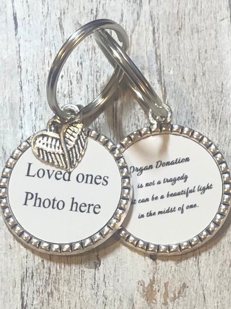 Organ Donation Memorial Keychain / in Memory Keychain / Organ Etsy