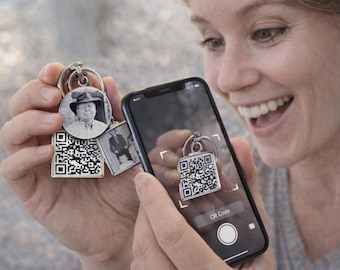 Voicemail recording QR code, Personal Audio, Sentimental Voice, Keepsake voicemail, Memorial recording, Record your own special message
