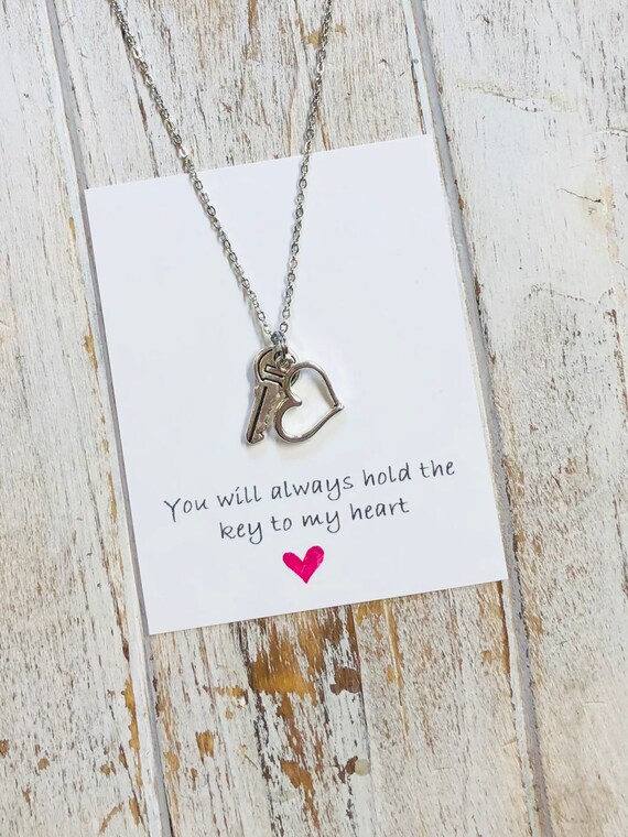 Key to my heart necklace deals